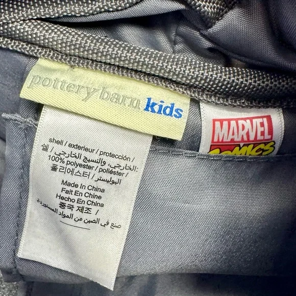 Pottery Barn Kids | Marvel Spider-Man Boys Backpack - Blue and Gray -GUC - Picture 3 of 7